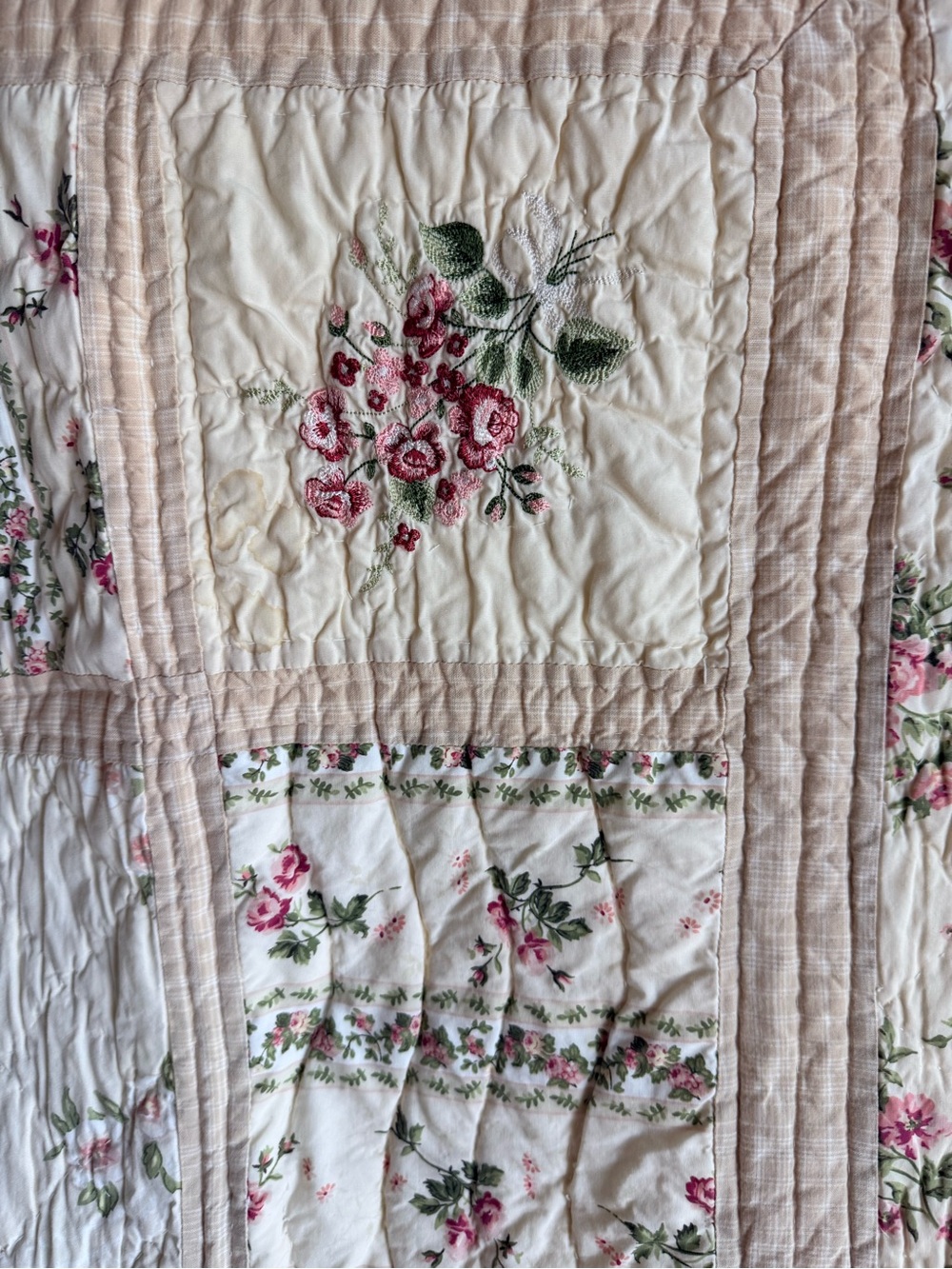 Twin Quilt Set- Beautiful Floral - Cottagecore - Farmhouse
